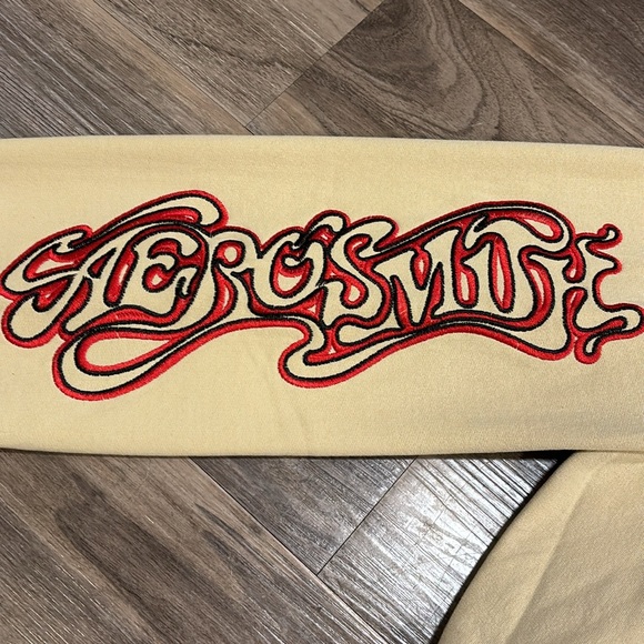 ☀️**NWOT** Aerosmith Embroidered Hoodie - Picture 5 of 6
